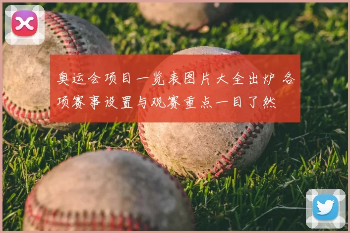 奥运会项目一览表图片大全出炉 各项赛事设置与观赛重点一目了然